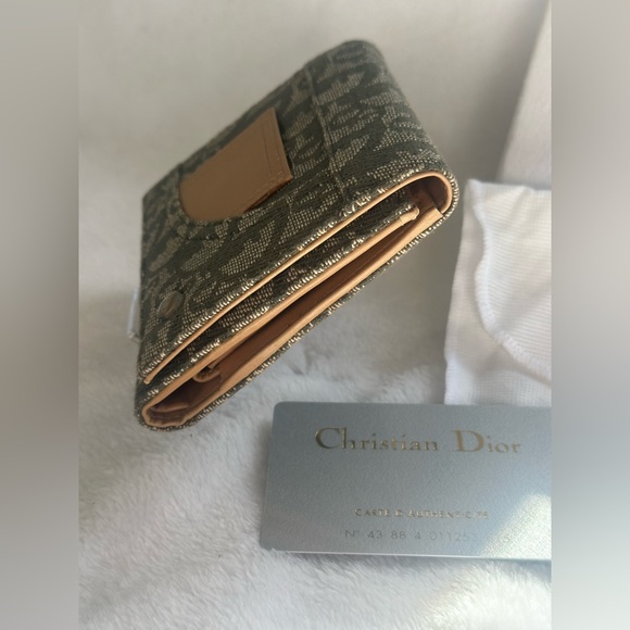 Christian Dior Trotter Trifold Wallet w/ Box & Dust Bag - EUC - Picture 4 of 8